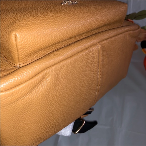 Coach Charlie Backpack in Light Saddle/Gold - Picture 10 of 11